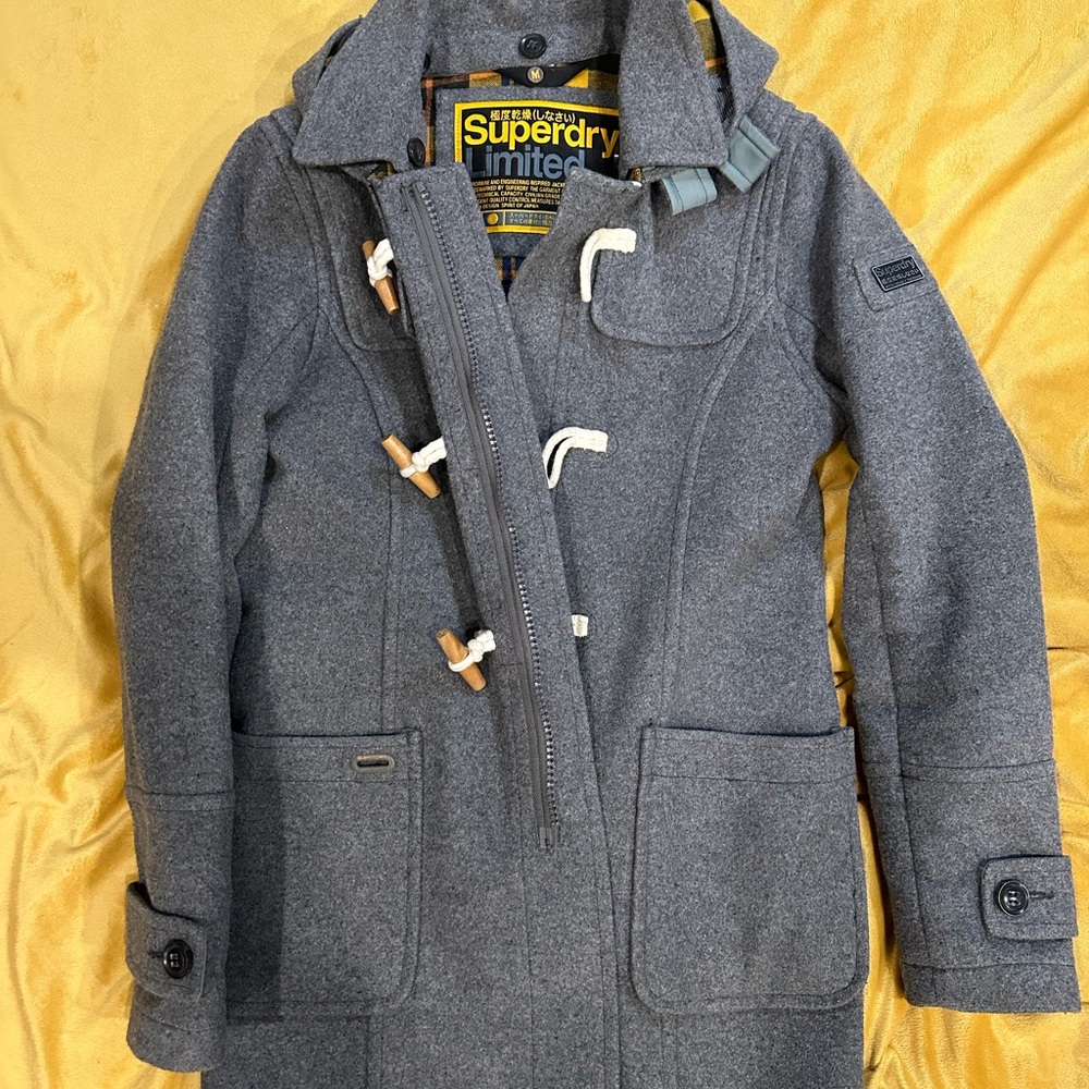 Superdry heavy trench coat